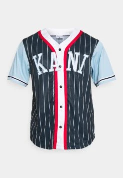 Karl Kani COLLEGE BLOCK PINSTRIPE BASEBALL SHIRT - Hemd - Navy, Herren 6 Karl Kani COLLEGE BLOCK PINSTRIPE BASEBALL SHIRT - Hemd - Navy, Herren -Outlet KARL KANI Store 02f9642a7f014d138a1e70f0835428ea
