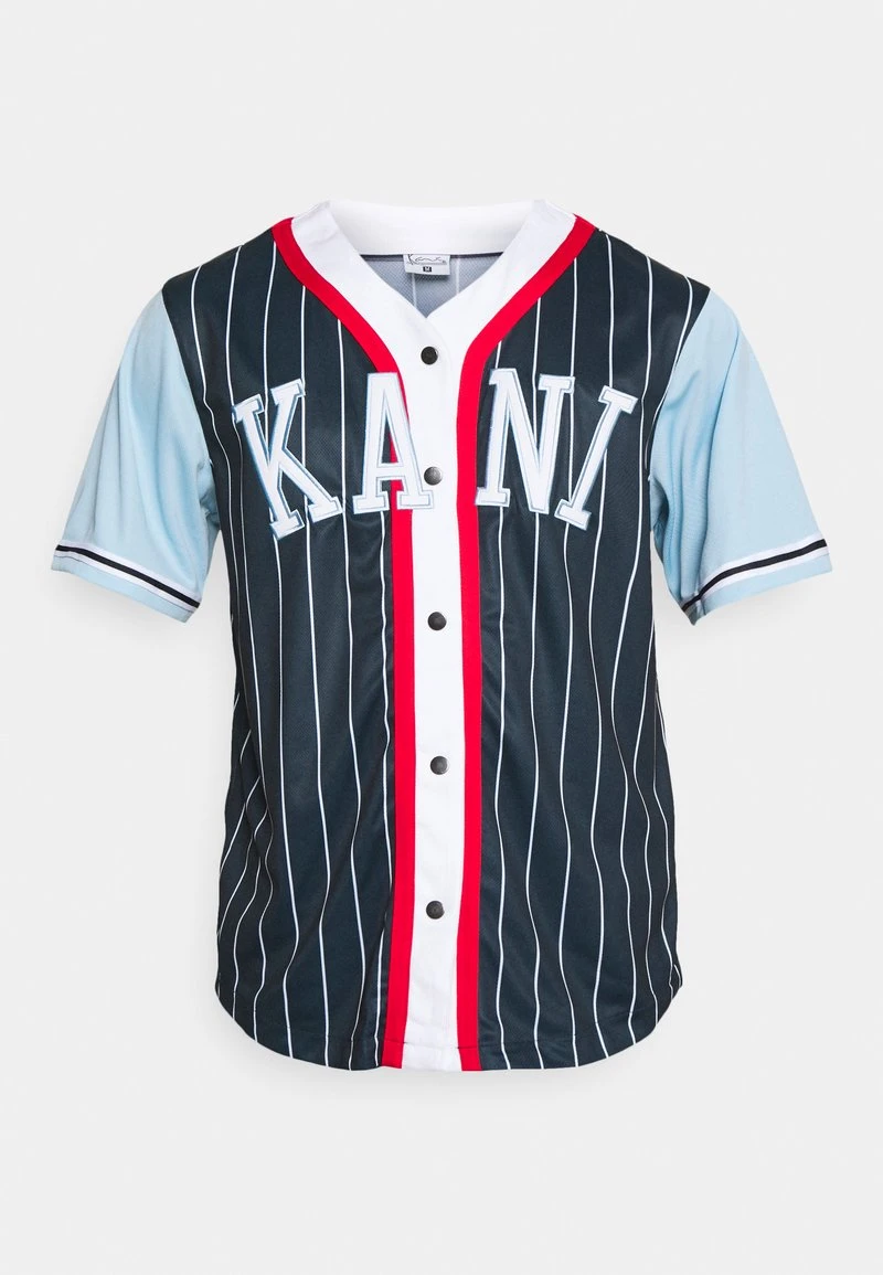 COLLEGE BLOCK PINSTRIPE BASEBALL SHIRT - Hemd - navy Karl Kani COLLEGE BLOCK PINSTRIPE BASEBALL SHIRT - Hemd - Navy, Herren -Outlet KARL KANI Store 02f9642a7f014d138a1e70f0835428ea