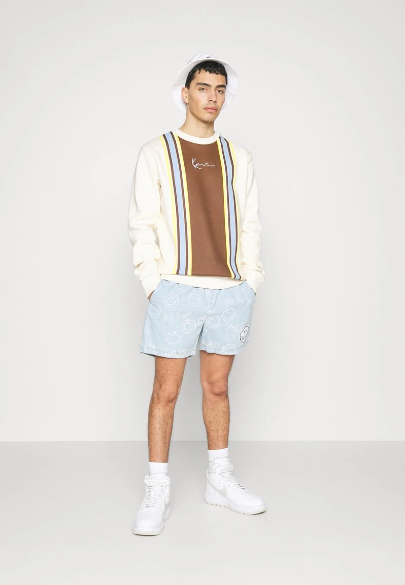 Karl Kani SMALL SIGNATURE STRIPE CREW UNISEX - Sweatshirt - Cream 4 Karl Kani SMALL SIGNATURE STRIPE CREW UNISEX - Sweatshirt - Cream – Bild 2