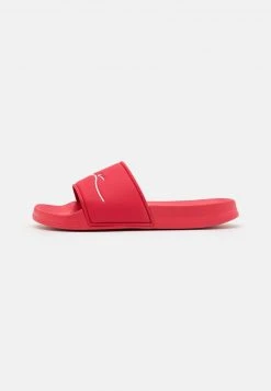 Karl Kani SIGNATURE POOL SLIDES - Pantolette Flach - Red, Herren
