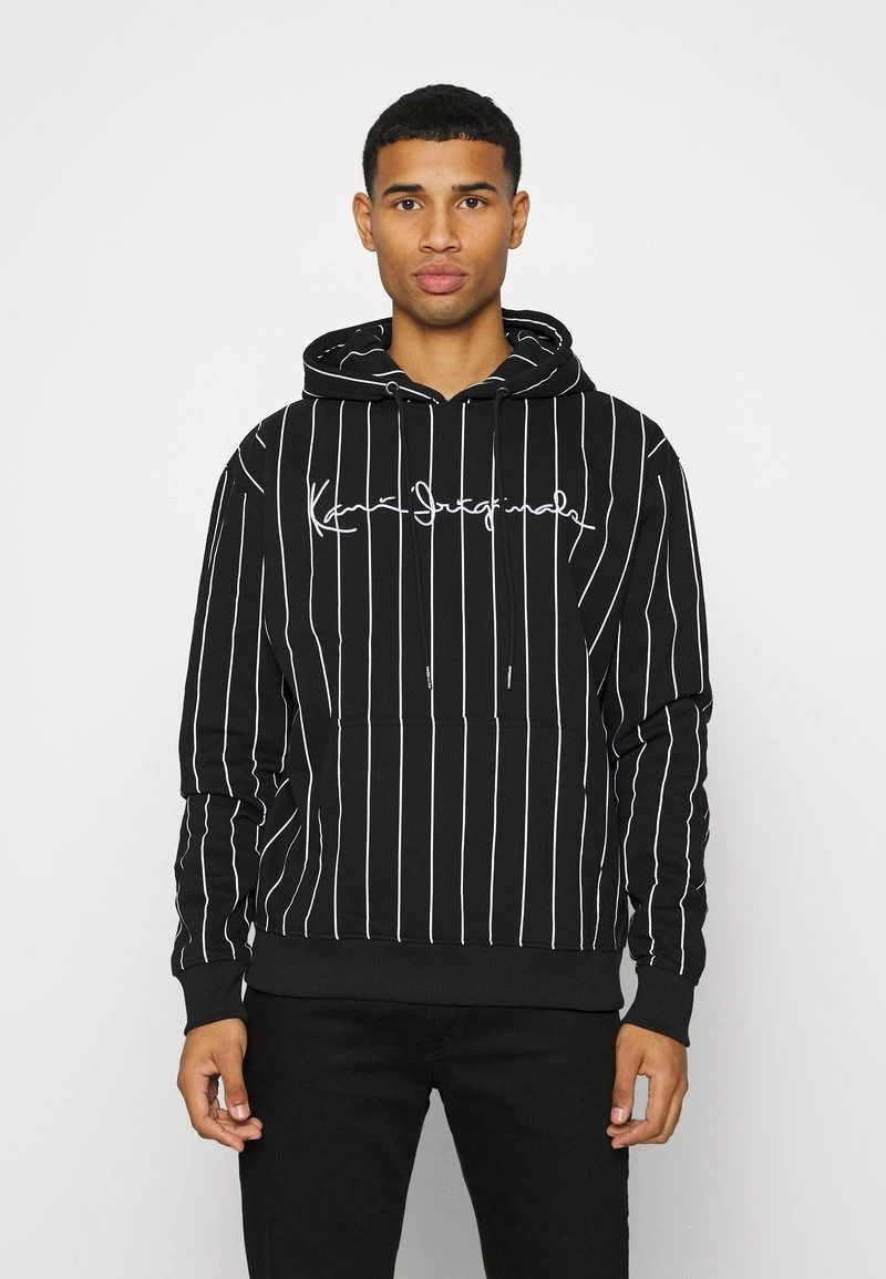 ORIGINALS PINSTRIPE HOOD UNISEX - Kapuzenpullover - black Karl Kani ORIGINALS PINSTRIPE HOOD UNISEX - Kapuzenpullover - Black -Outlet KARL KANI Store 0632f04cd2fc4f6a80d81acdde71958b
