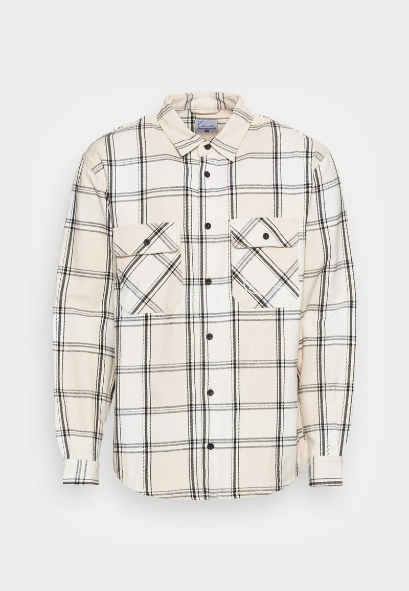Karl Kani CHEST SIGNATURE CHECK LIGHT UNISEX - Leichte Jacke - Light Sand 6 Karl Kani CHEST SIGNATURE CHECK LIGHT UNISEX - Leichte Jacke - Light Sand – Bild 4