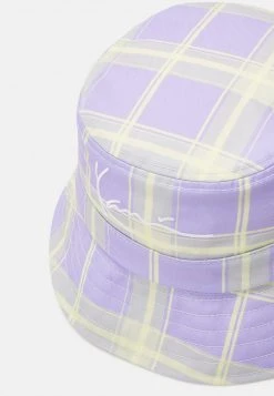 Karl Kani SIGNATURE REVERSIBLE CHECK BUCKET HAT - Hut - Purple, Unisex -Outlet KARL KANI Store 06f21b143cca411a90e01142a114894c