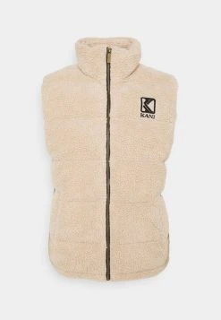 Karl Kani PUFFER VEST UNISEX - Weste - Light Sand