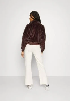 Karl Kani SIGNATURE JACKET - Fleecejacke - Brown, Damen -Outlet KARL KANI Store 086d10d31b474844b4bd9b9e81d75b7a