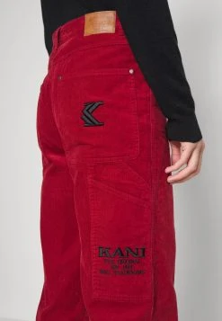 Karl Kani Stoffhose - Dark Red, Herren -Outlet KARL KANI Store 0989ba2b0a224958bc7a13e8ae243d70