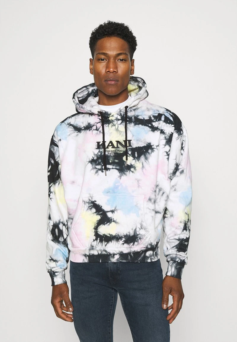 Karl Kani RETRO TIE DYE OVERSIZE HOODIE UNISEX - Sweatshirt - Multicolor 3 Karl Kani RETRO TIE DYE OVERSIZE HOODIE UNISEX - Sweatshirt - Multicolor