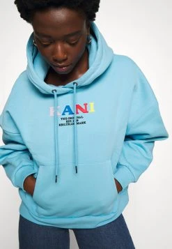 Karl Kani RETRO HOODIE - Sweatshirt - Light Blue, Damen -Outlet KARL KANI Store 0b0b8bc59cb44a699c4ae4e6df26702d