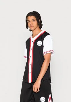 KARL KANI X SMILEY® OG SCRIBBLE BASEBALL SHIRT - Hemd - Black, Herren -Outlet KARL KANI Store 0ba4f63404c142b1878bd49a0d9a80bd
