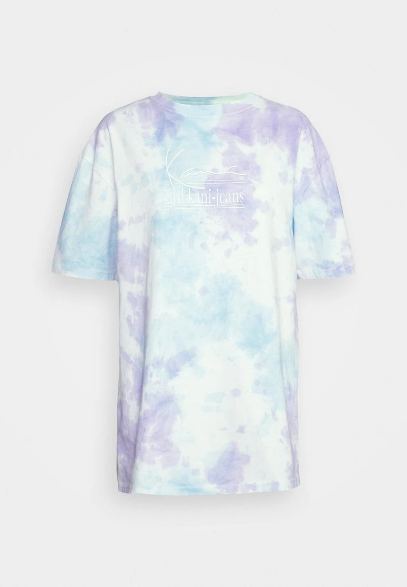 Karl Kani SIGNATURE TIE DYE TEE - T-Shirt Print - Lilac/light Blue/white, Damen 7 Karl Kani SIGNATURE TIE DYE TEE - T-Shirt Print - Lilac/light Blue/white, Damen – Bild 5