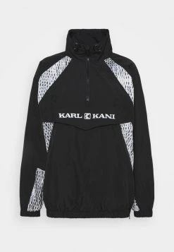 Karl Kani RETRO BLOCK - Windbreaker - Black, Damen -Outlet KARL KANI Store 0f016357cf6d4b27aa11efc7393158d7