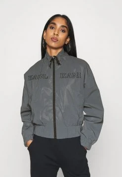 Karl Kani RETRO REFLECTIVE TRACKJACKET - Leichte Jacke - Black, Damen