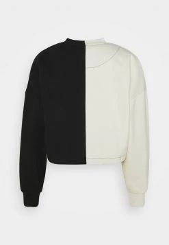 Karl Kani SIGNATURE CROPPED BLOCK CREW - Sweatshirt - Off White, Damen -Outlet KARL KANI Store 0fdd81140f364b62806030c127bf2a84