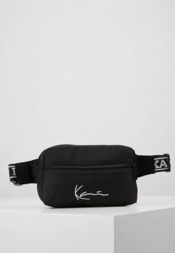 Karl Kani KK SIGNATURE TAPE HIP BAG - Gürteltasche - Black/white, Unisex