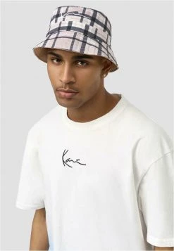 Karl Kani SIGNTAURE CHECK REVERSIBLE BUCKET - Mütze - Sand, Herren