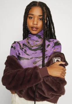 Karl Kani SIGNATURE JACKET - Fleecejacke - Brown, Damen -Outlet KARL KANI Store 1166ca3ce28446b3bca6f14efbab5abc