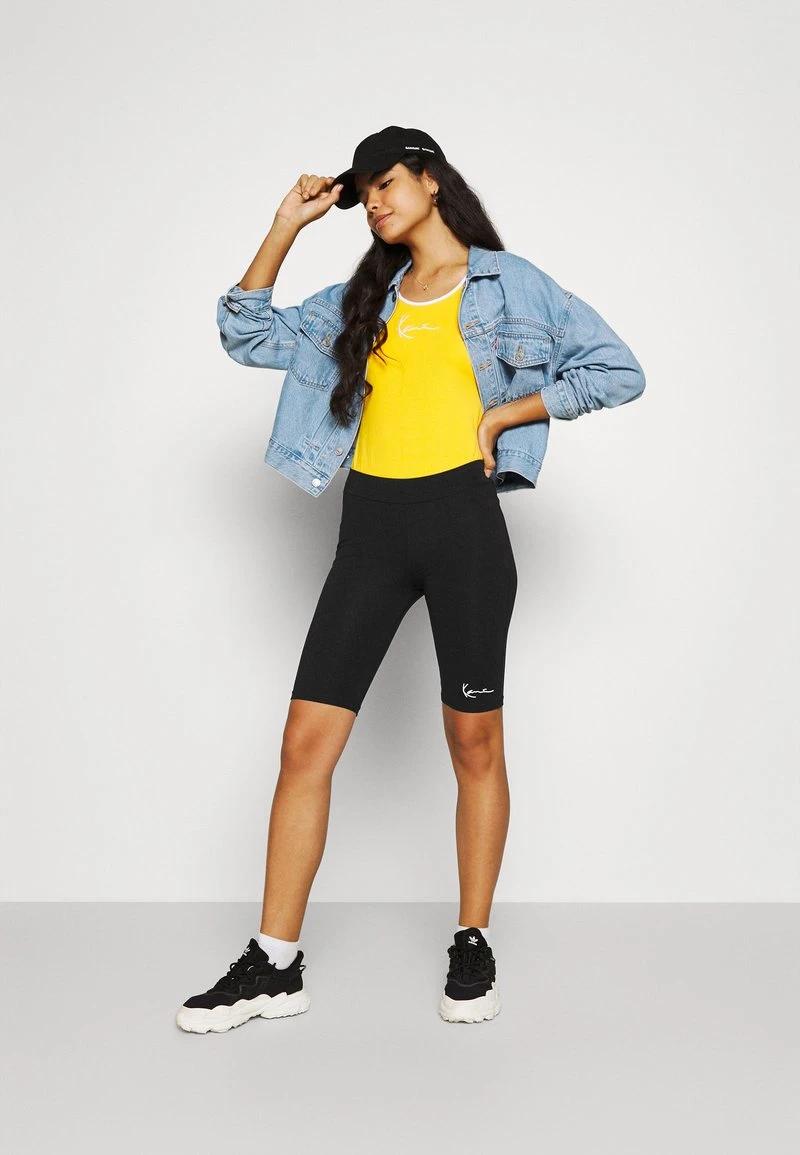 SMALL SIGNATURE CYCLING - Shorts - black Karl Kani SMALL SIGNATURE CYCLING - Shorts - Black, Damen -Outlet KARL KANI Store 1260c3b765bd4764a2c6e200ad685b71