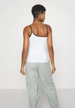 Karl Kani SMALL SIGNATURE ASYMMETRIC - Top - White, Damen -Outlet KARL KANI Store 135d53ad67ca4660b74f9e559bb734c1