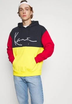 Karl Kani SIGNATURE BLOCK TEDDY HOODIE UNISEX - Kapuzenpullover - Yellow 11 Karl Kani SIGNATURE BLOCK TEDDY HOODIE UNISEX - Kapuzenpullover - Yellow -Outlet KARL KANI Store 13af27d958e54e7bb05dfd37277dd510