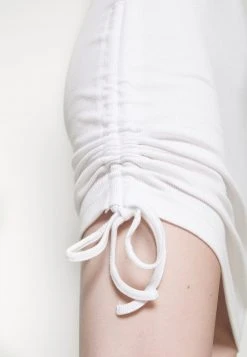 Karl Kani SMALL SIGNATURE GATHERED DRESS - Etuikleid - White, Damen -Outlet KARL KANI Store 1412bc2b337242eeb9f376f98c1b89fb