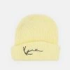 Karl Kani SIGNATURE FISHERMAN BEANIE UNISEX - Mütze - Light Yellow -Outlet KARL KANI Store 14f0f89ce6f549859b8b9aef55be821f