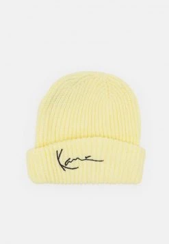 Karl Kani SIGNATURE FISHERMAN BEANIE UNISEX - Mütze - Light Yellow