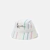 Karl Kani SIGNATURE PINSTRIPE BUCKET HAT UNISEX - Hut - White