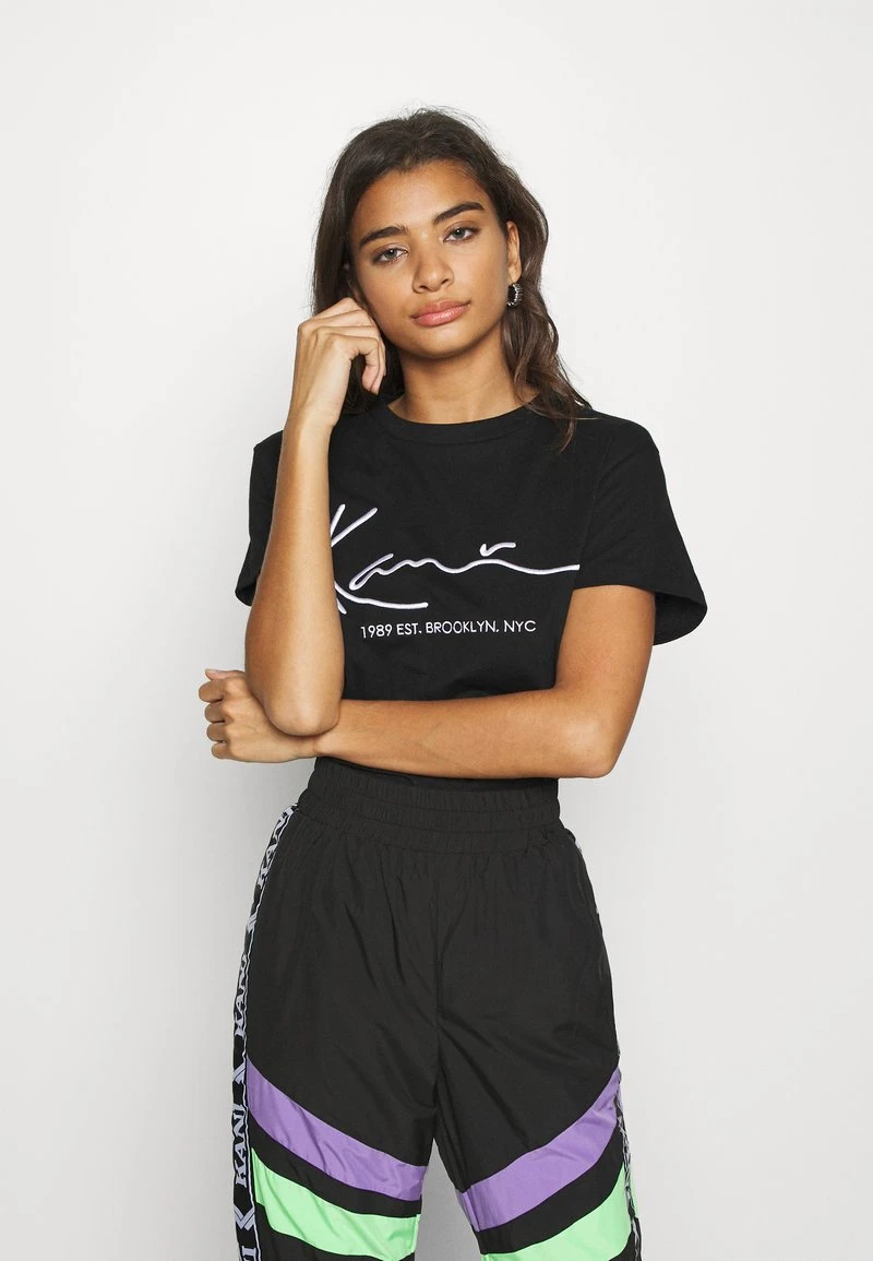 Karl Kani SIGNATURE TEE - T-Shirt Print - Black, Damen 3 Karl Kani SIGNATURE TEE - T-Shirt Print - Black, Damen