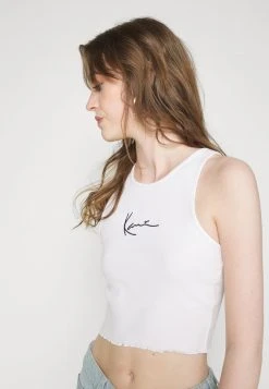 Karl Kani SIGNATURE CROP - Top - White, Damen -Outlet KARL KANI Store 16c02215aa0a4a368ebaa60113e53c64