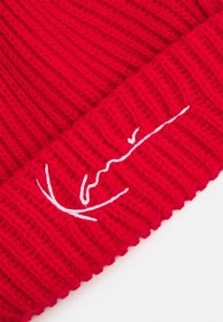 Karl Kani SIGNATURE FISHERMAN BEANIE UNISEX - Mütze - Red -Outlet KARL KANI Store 171ce599fd4e4a3eb92c4c432cbf13ba