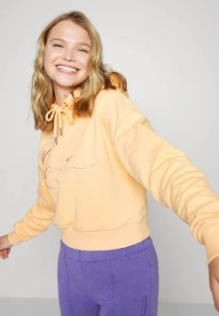 Karl Kani SIGANTURE SHORT HOODIE - Sweatshirt - Orange, Damen -Outlet KARL KANI Store 17658a72dca648b989ed27584b1d0743