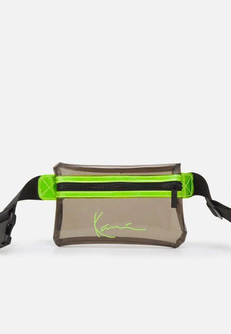 Karl Kani SIGNATURE TRANSPARENT WAIST BAG UNISEX - Gürteltasche - Lime 3 Karl Kani SIGNATURE TRANSPARENT WAIST BAG UNISEX - Gürteltasche - Lime