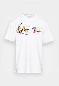 Karl Kani SIGNATURE PRINT TEE UNISEX - T-Shirt Print - White -Outlet KARL KANI Store 1792966389714776b1eb147a55b3fa13