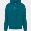 Karl Kani UNISEX SMALL SIGNATURE ESSENTIAL HOODIE - Sweatshirt - Petrol 2 Karl Kani UNISEX SMALL SIGNATURE ESSENTIAL HOODIE - Sweatshirt - Petrol -Outlet KARL KANI Store 18b38572e99d498089b3ff20032261eb