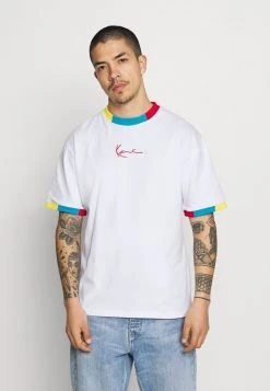 Karl Kani SMALL SIGNATURE TEE UNISEX - T-Shirt Print - White
