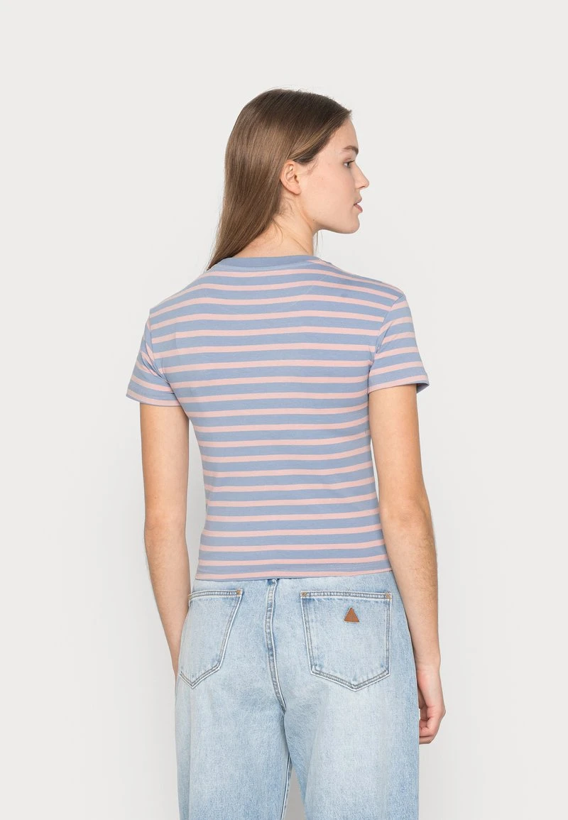 SMALL SIGNATURE TIGHT STRIPE TEE - T-Shirt print - blue Karl Kani SMALL SIGNATURE TIGHT STRIPE TEE - T-Shirt Print - Blue, Damen -Outlet KARL KANI Store 19375be8e6dc4753b735d6210118fe38