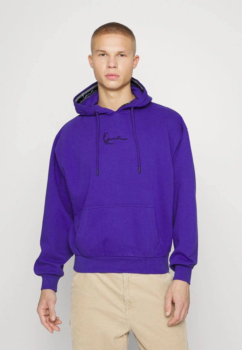 Karl Kani SMALL SIGNATURE HOODIE UNISEX - Sweatshirt - Lilac 3 Karl Kani SMALL SIGNATURE HOODIE UNISEX - Sweatshirt - Lilac