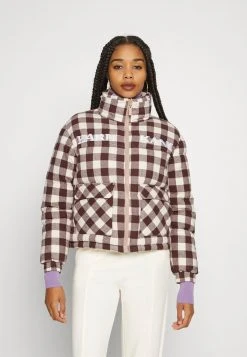 Karl Kani RETRO REVERSIBLE PUFFER JACKET - Winterjacke - Taupe, Damen