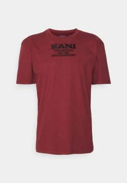 Karl Kani RETRO WASHED TEE UNISEX - T-Shirt Print - Dark Red -Outlet KARL KANI Store 1b28c2442bc44d3e973590925549c2c6