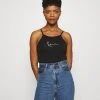 Karl Kani TAPE SMALL SIGNATURE - Top - Black, Damen -Outlet KARL KANI Store 1ba72780347443f09acb5861e095c79e
