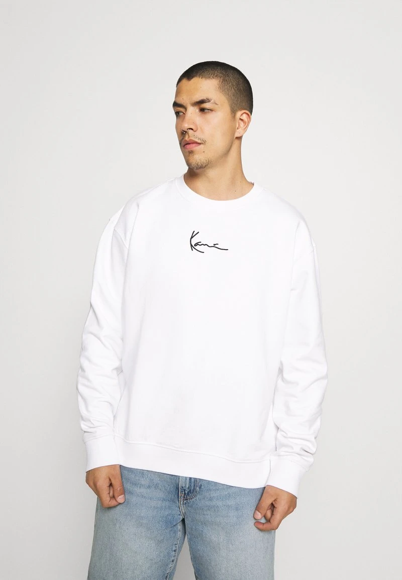 Karl Kani SMALL SIGNATURE CREW - Sweatshirt - White, Herren 3 Karl Kani SMALL SIGNATURE CREW - Sweatshirt - White, Herren