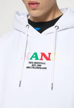 Karl Kani UNISEX RETRO HOODIE - Sweatshirt - White -Outlet KARL KANI Store 1e0ef4c0f4b14e8d9e99057adffd49f9