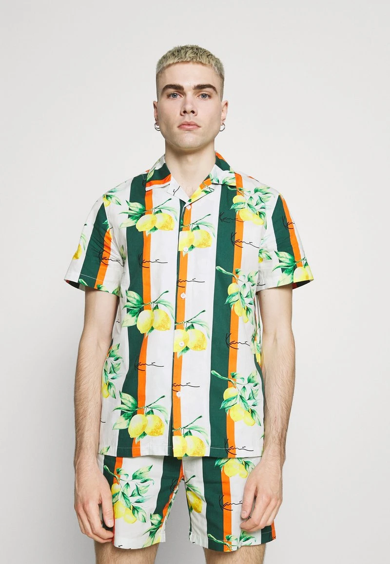 Karl Kani CHEST SIGNATURE RESORT - Hemd - White, Herren 3 Karl Kani CHEST SIGNATURE RESORT - Hemd - White, Herren