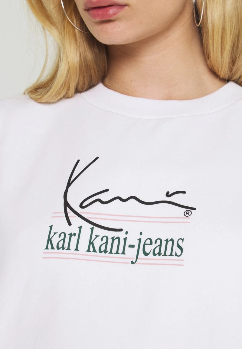 SIGNATURE CREW - Sweatshirt - white Karl Kani SIGNATURE CREW - Sweatshirt - White, Damen -Outlet KARL KANI Store 1f42d5545d4d4bb880badf20a8ade674