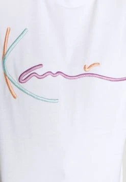 Karl Kani SIGNATURE TEE - T-Shirt Print - White, Damen -Outlet KARL KANI Store 207aff1f30d04b50b78b6c993b704615