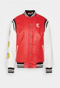 KARL KANI X SMILEY® COLLEGE JACKET - Kunstlederjacke - Red, Herren 7 KARL KANI X SMILEY® COLLEGE JACKET - Kunstlederjacke - Red, Herren -Outlet KARL KANI Store 20ee1719961e4f39948b40f40f524992