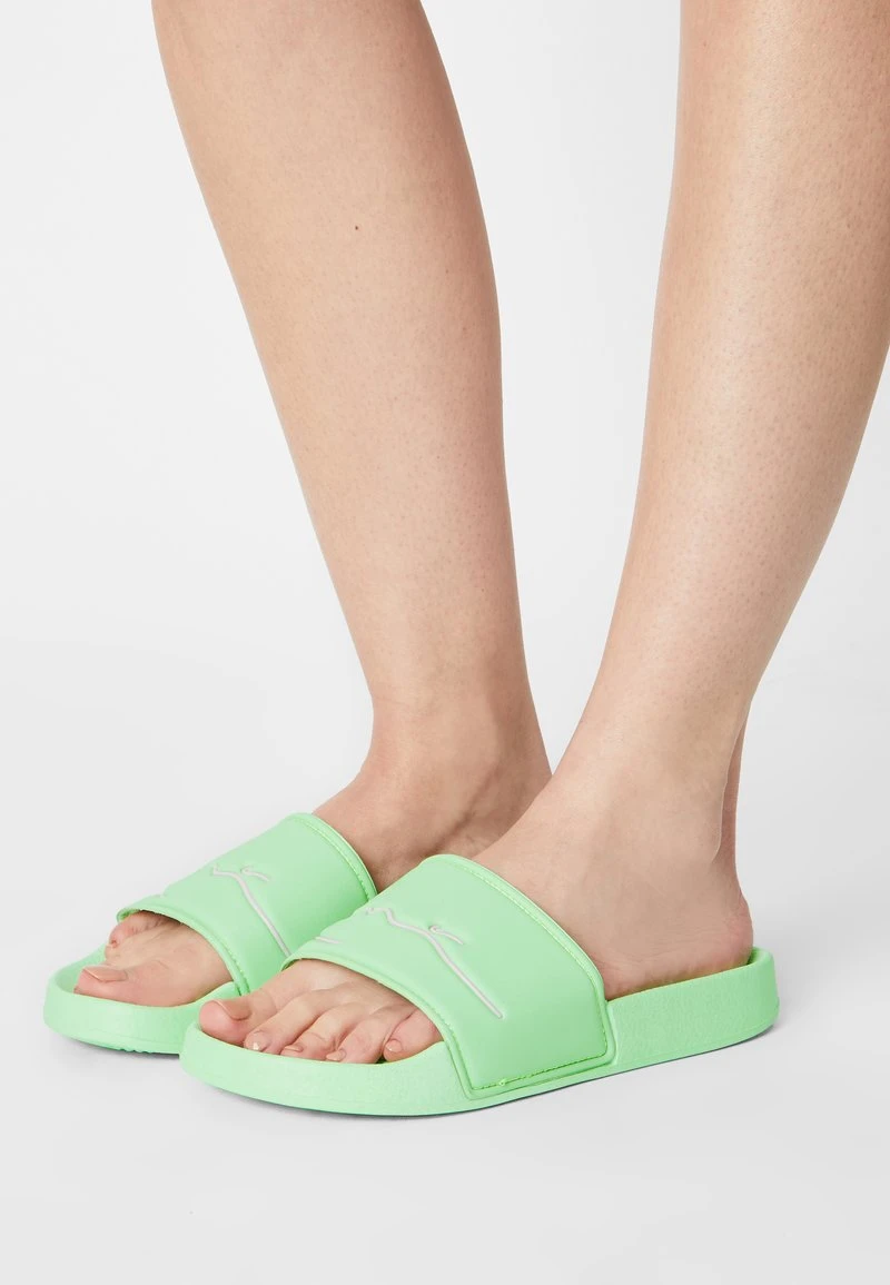 Karl Kani SIGNATURE POOL SLIDE - Pantolette Flach - Green, Damen 3 Karl Kani SIGNATURE POOL SLIDE - Pantolette Flach - Green, Damen