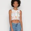 Karl Kani CHEST SIGNATURE CROP - Top - Multicolor, Damen