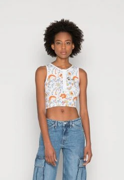 Karl Kani CHEST SIGNATURE CROP - Top - Multicolor, Damen