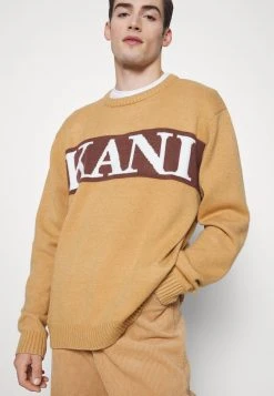 Karl Kani RETRO BLOCK KNIT CREW UNISEX - Sweatshirt - Sand 11 Karl Kani RETRO BLOCK KNIT CREW UNISEX - Sweatshirt - Sand -Outlet KARL KANI Store 2347d6b5958940ef8ade1f055865df9f